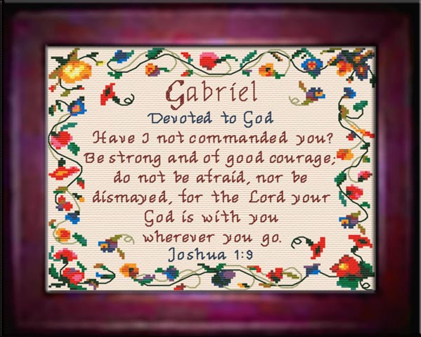 Name Blessings Gabriel Personalized Names with Meanings and Bible