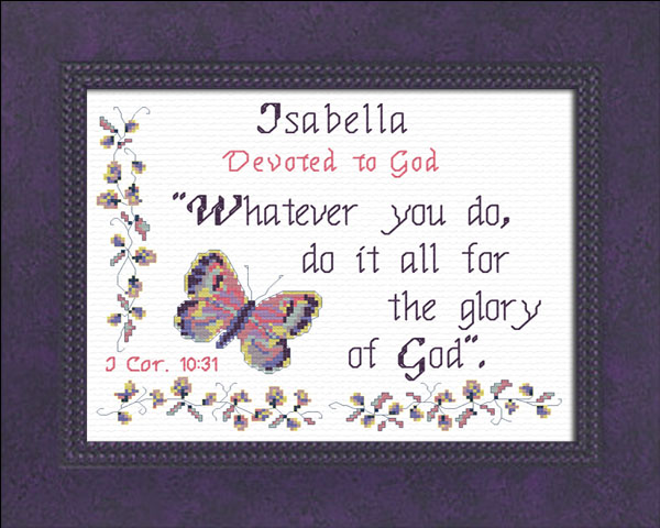 Isabella 4 Name Blessings Personalized Names with Meanings and Bible