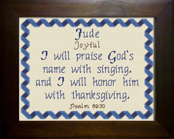 Name Blessings Jude Personalized Names with Meanings