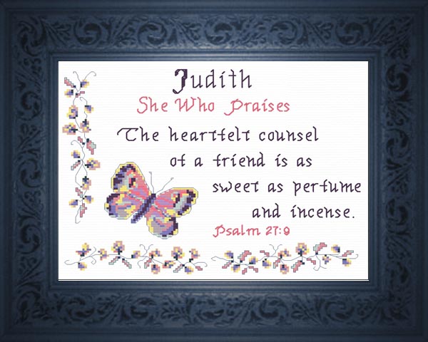 Name Blessings Judith Personalized Names with Meanings and Bible Verses