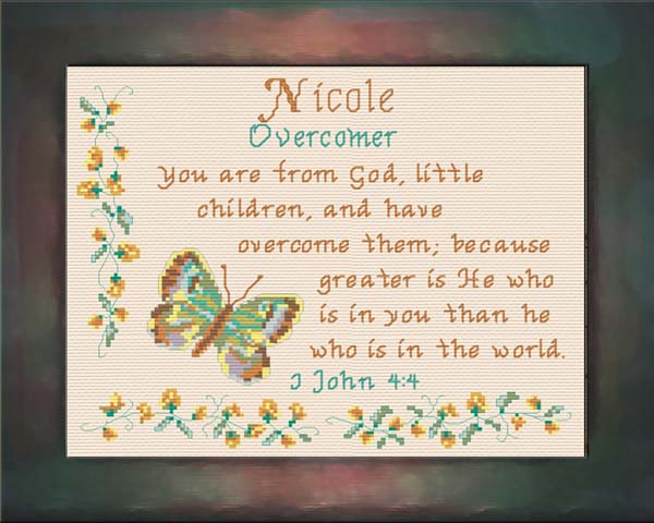 Name Blessings Nicole Personalized Names with Meanings and Bible Verses