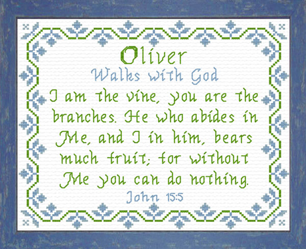 Oliver 2 Name Blessings Personalized Names with Meanings and Bible Verses