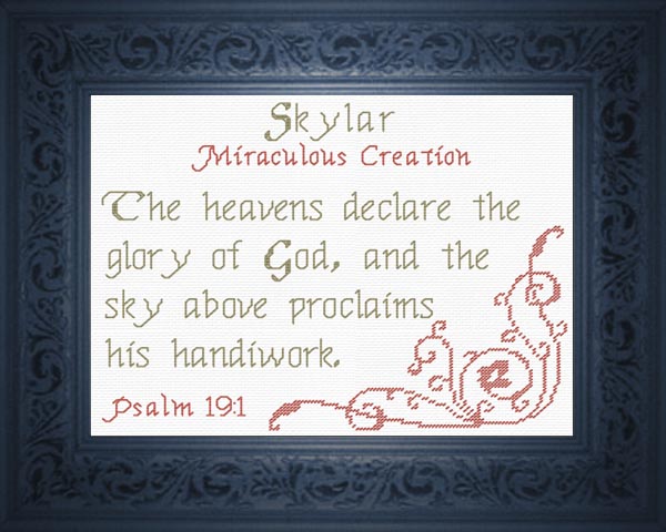 Name Blessings Skylar Personalized Names with Meanings and Bible Verses