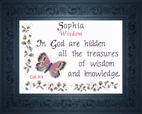 Sophia 2 Name Blessings Personalized Names with Meanings and Bible Verses