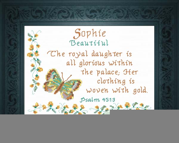 Name Blessings Sophie Personalized Names with Meanings and Bible Verses