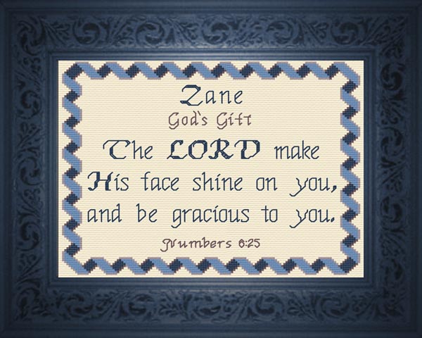 Name Blessings Zane Personalized Names with Meanings and Bible Verses