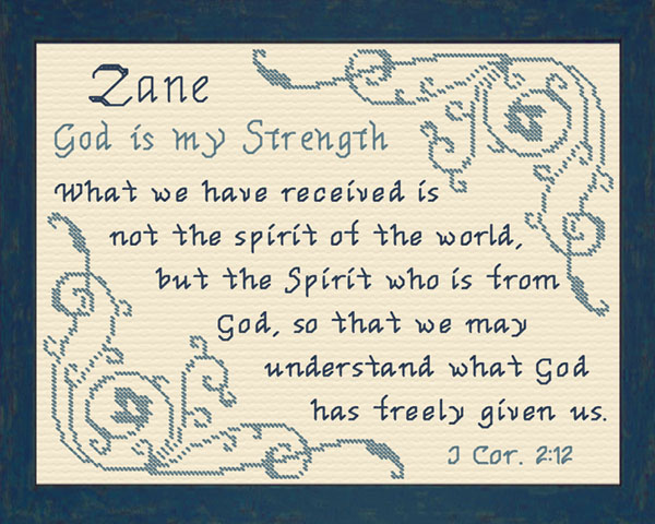 Name Blessings Zane 2 Personalized Names with Meanings and Bible Verses