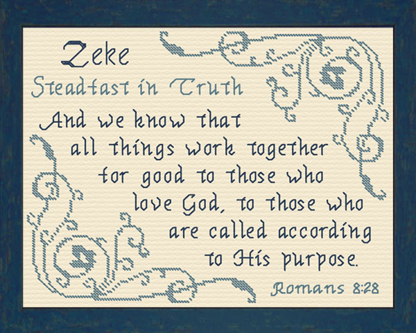 Name Blessings Zeke Personalized Names with Meanings