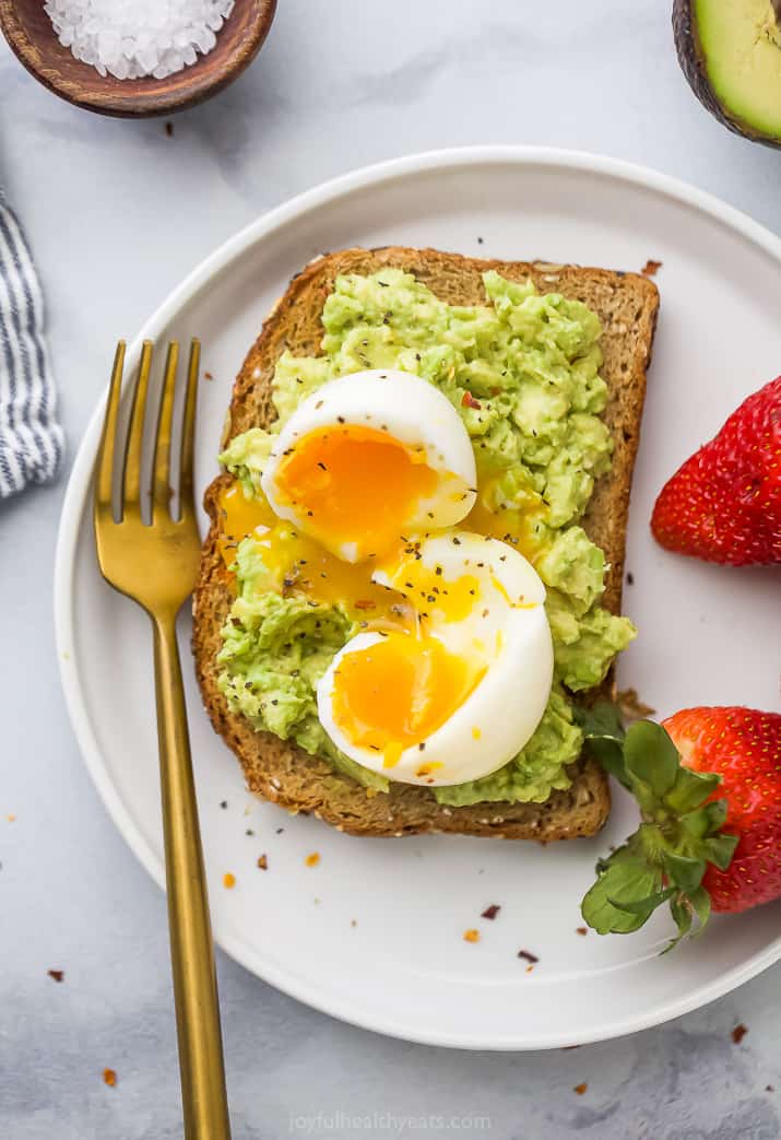 Smashed Avocado Toast with Soft Boiled Egg Easy Healthy Recipes