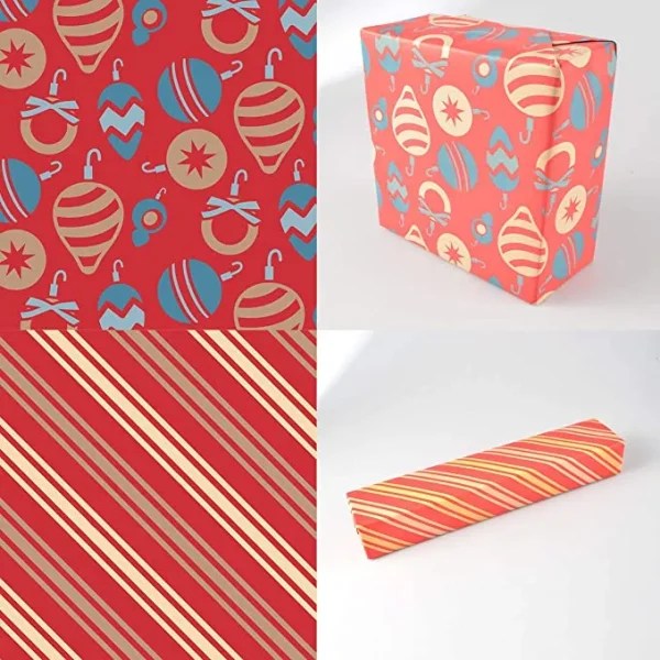 Fun 6pcs Kraft Wrapping Paper Set 30in x 156in