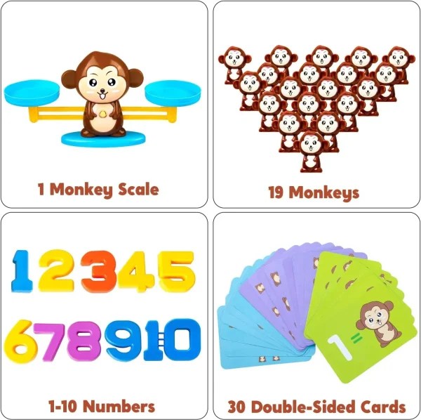 Best 65Pcs Monkey Math Game