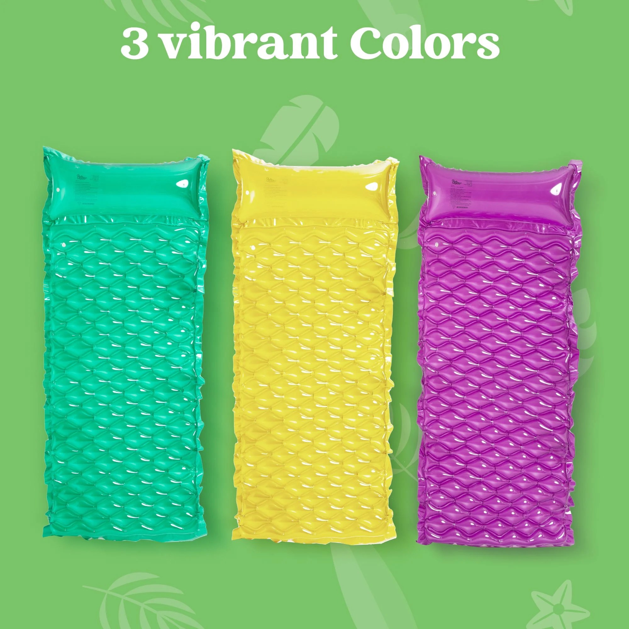 Inflatable Pool Mat, 3 Pack SLOOSH One Stop Shop for All Celebration
