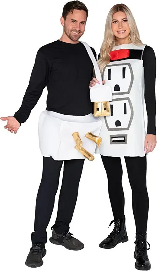 Amazing Halloween Couples Costumes Plug and Socket Standard