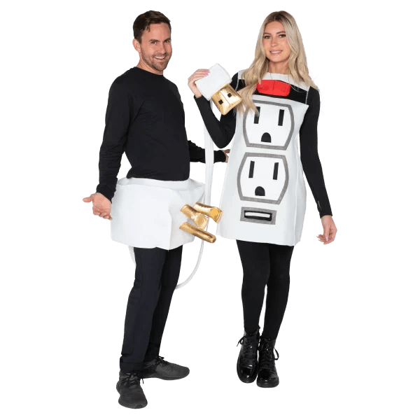Amazing Halloween Couples Costumes Plug and Socket Standard