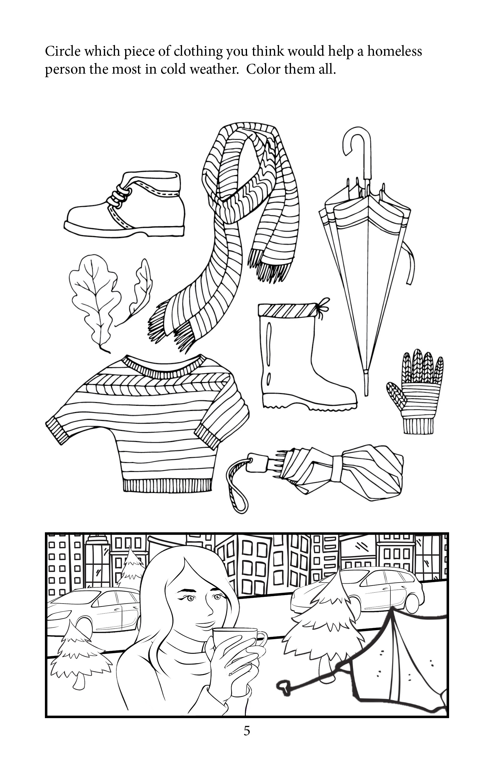 Coloring Book Homeless Shelter Albuquerque Family Assistance Joy