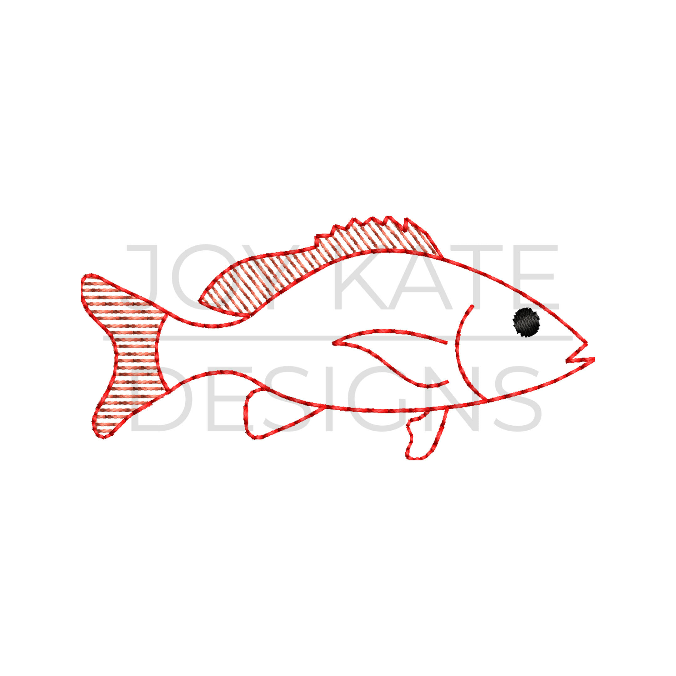 Build Your Own Saltwater Fish Embroidery Set Joy Kate Designs