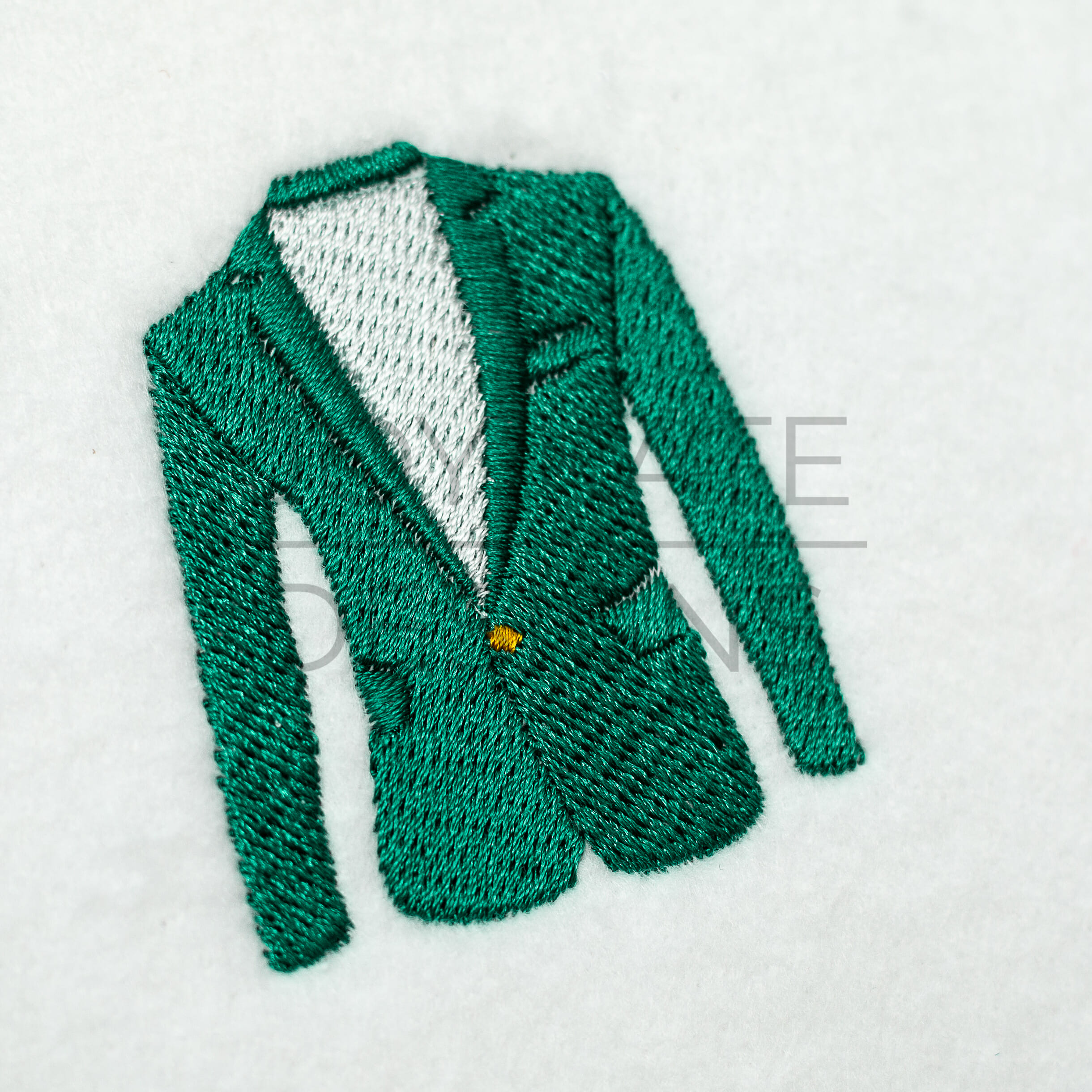 Green Golf Jacket Mini Embroidery Design Joy Kate Designs