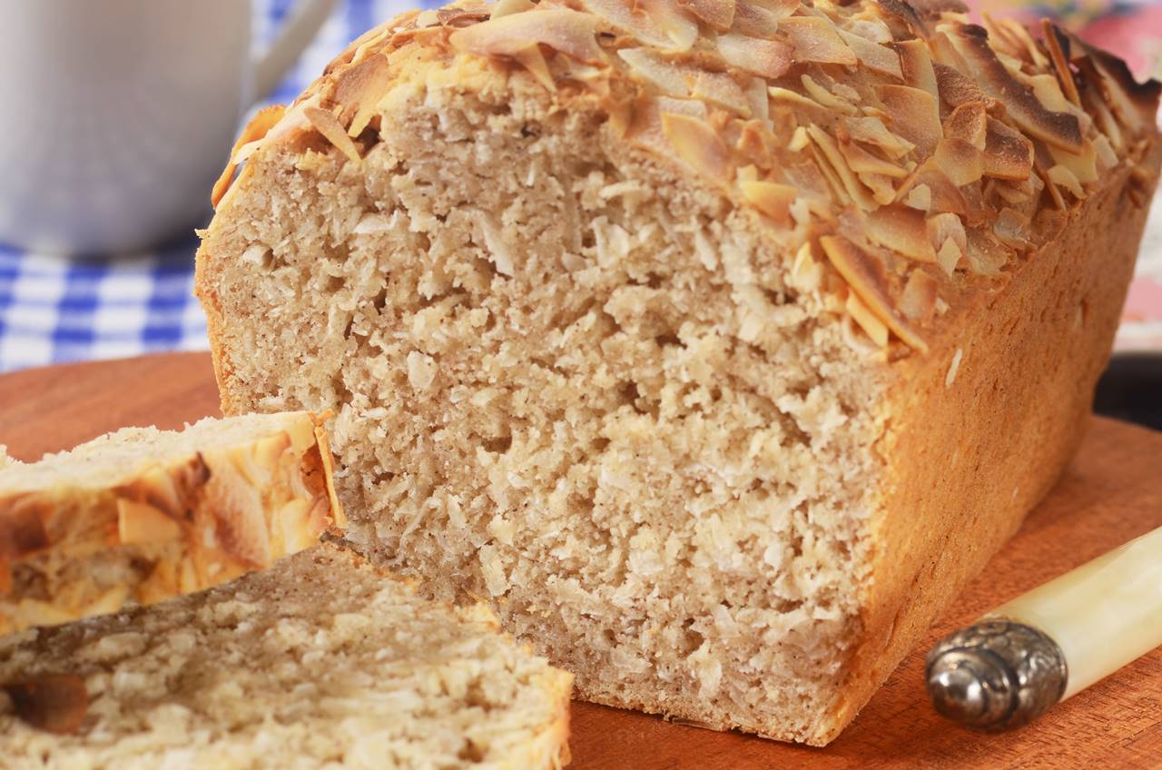 Simple Coconut Bread Recipe *Video Recipe*
