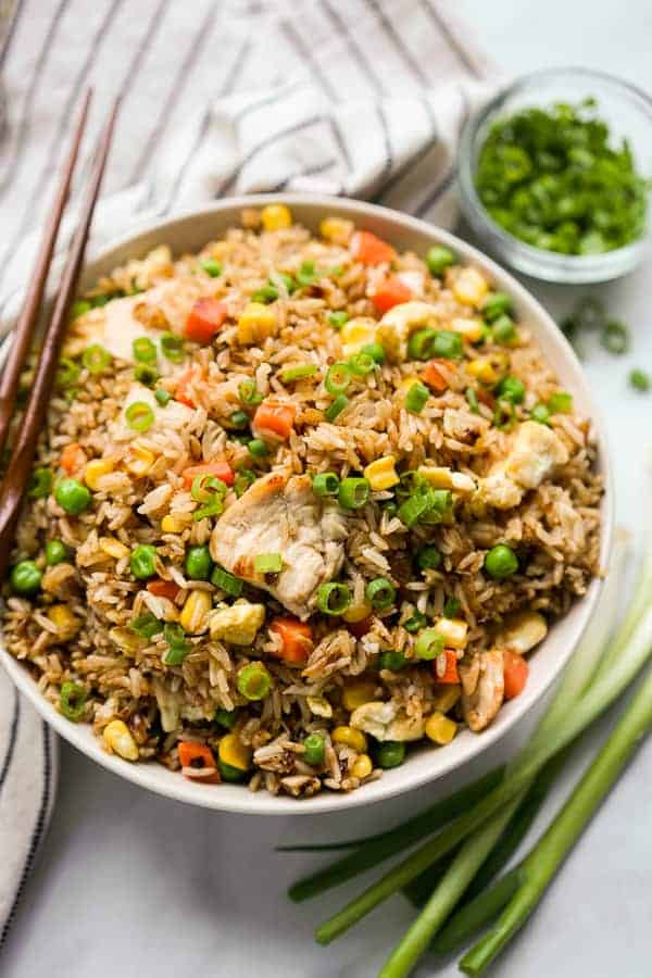 Easy Chicken Fried Rice The BEST Joyous Apron