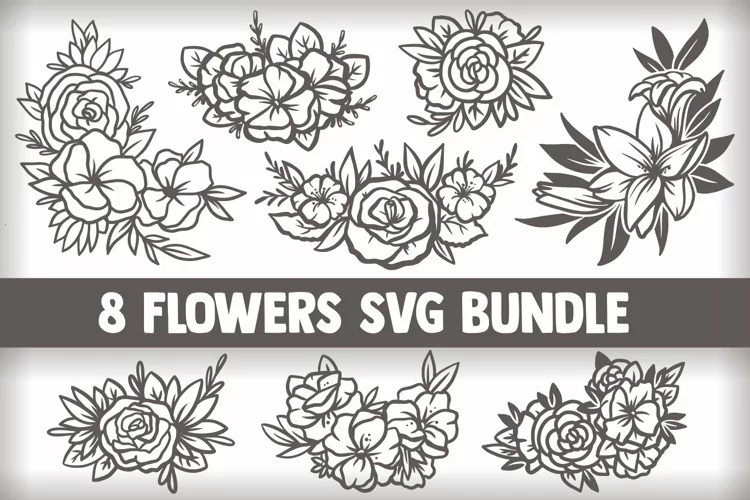 15 Best Flower SVG Cricut Cut Files and Bundles JoySVG