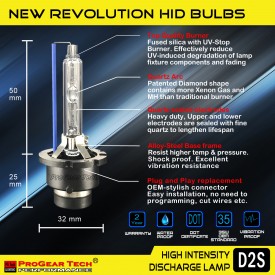 ProGear Tech Heavy Duty D2S D2R 6000K Daylight White HID Xenon