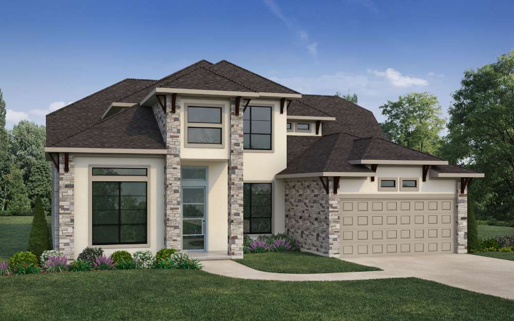 Mckenzie Floor Plan E ARTAVIA 70' Lots J. Patrick Homes