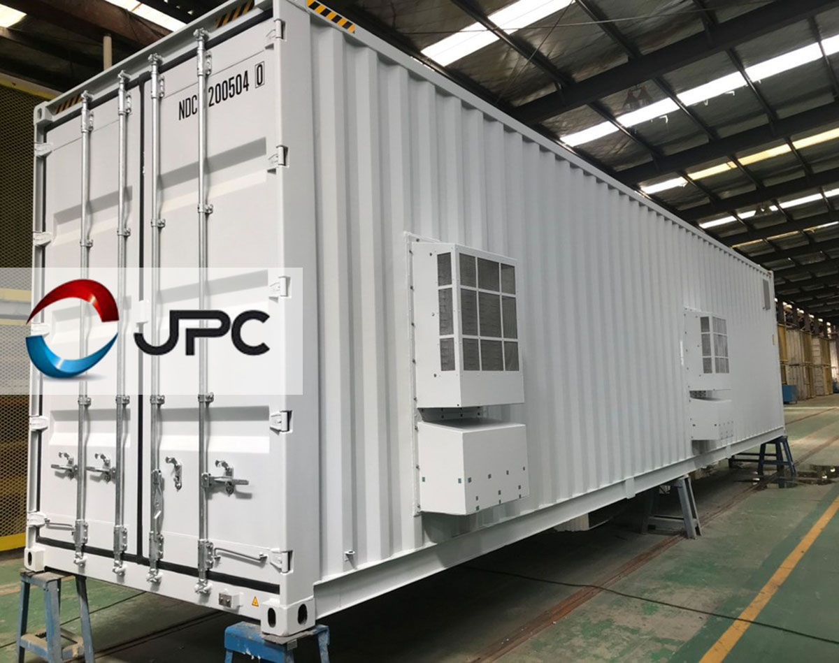 Lithiumion Battery Storage in Converted Shipping Containers