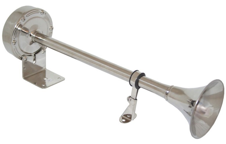 Marine Air Horn Stainless Steel Single Trumpet AFI