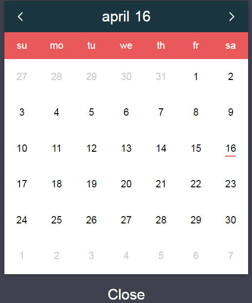 Javascript Calendar Datepicker Example Coverletterpedia Javascript Calendar Datepicker Example Coverletterpedia