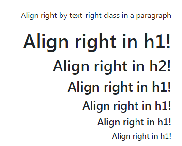 8 Examples of align text in Bootstrap 4: Center, Right and more