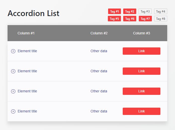 Create A Filterable Accordion List With jQuery Free jQuery Plugins