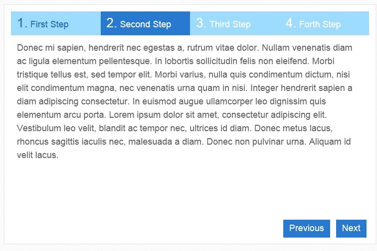 Simple jQuery Step Wizard Plugin steps Free jQuery Plugins