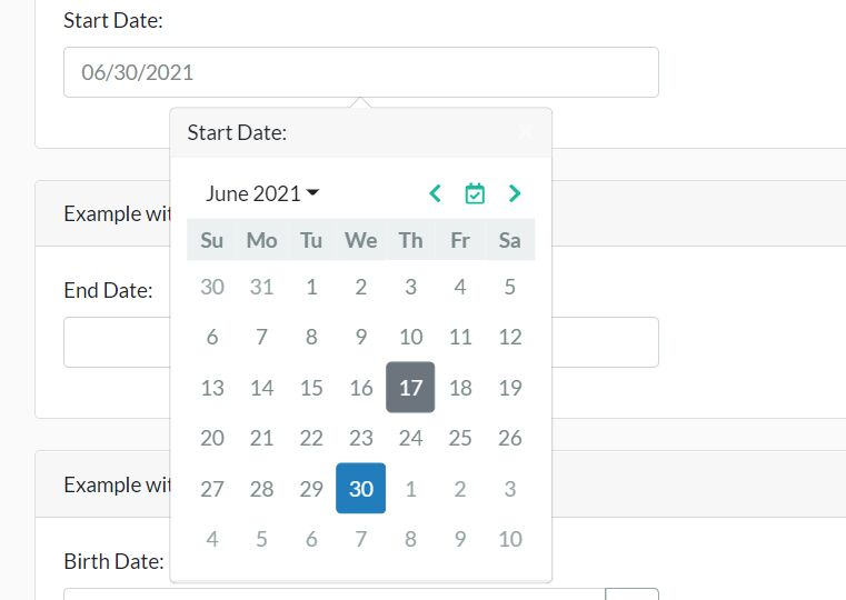 Trendy Bootstrap Date Picker With jQuery And Day.js The Dev News