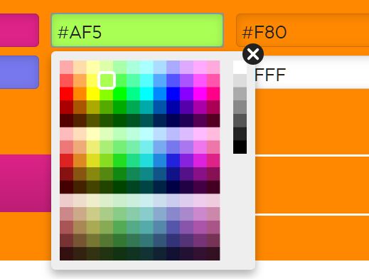 Animated Color Palette Plugin For jQuery Color Swatches