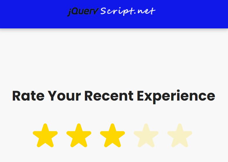 Simple jQuery Star Rating System For Bootstrap 5/4/3