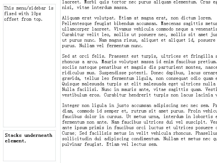 jQuery Plugin For Fixed Position Elements lockfixed Free jQuery Plugins