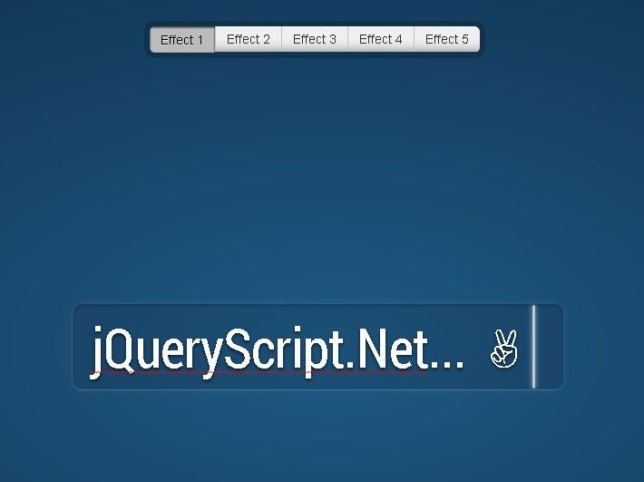 jQuery Plugin for Typing In Input with Amazing CSS3 Effects Fancy