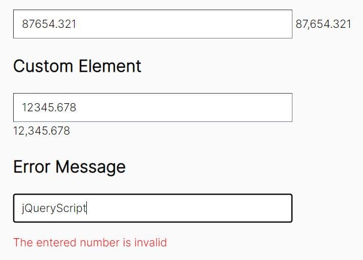 Spin Numbers With Plus/Minus Buttons jQuery Number Spinner Free