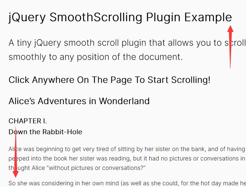 Smart Smooth Scroll For Fixed Header Using jQuery Free jQuery Plugins