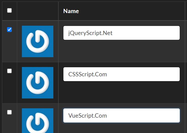 Select All Table Rows With A Checkbox jQuery TableCheckAll.js Free