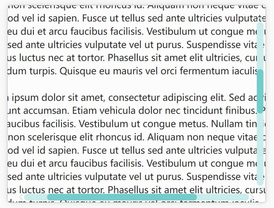 Floating Scrollbar For Long Content jQuery floatingscroll Free