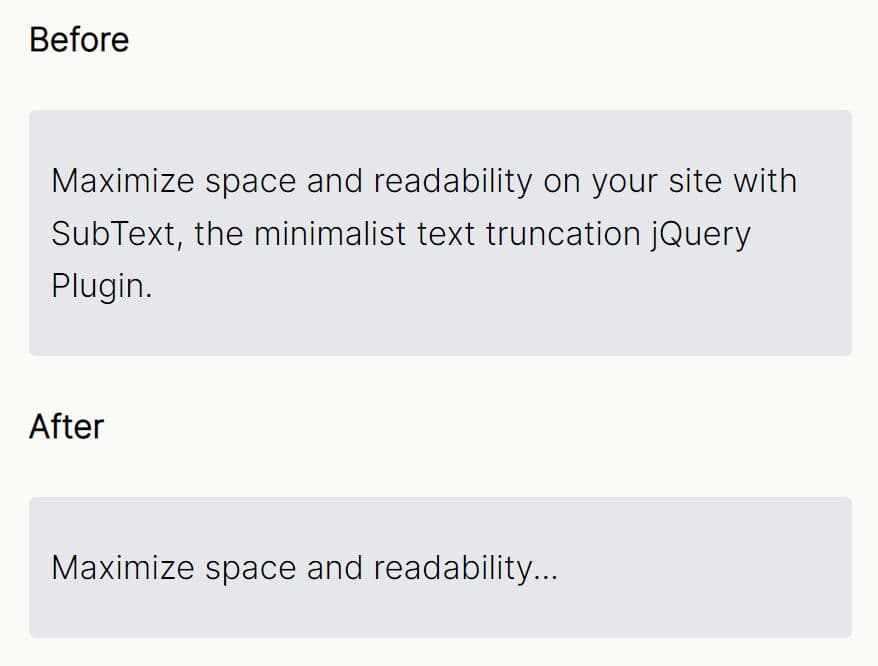 jQuery Text Plugins Page 1 jQuery Script