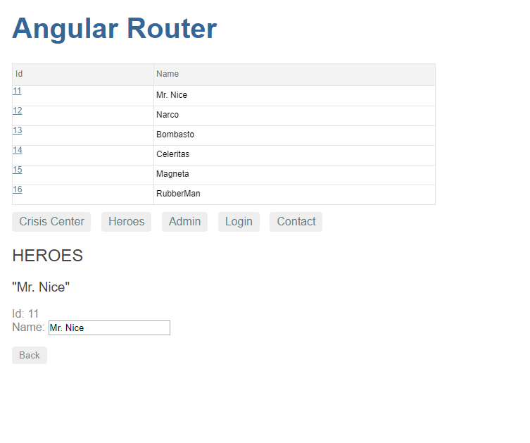 Angular Routing and Navigation with jQWidgets
