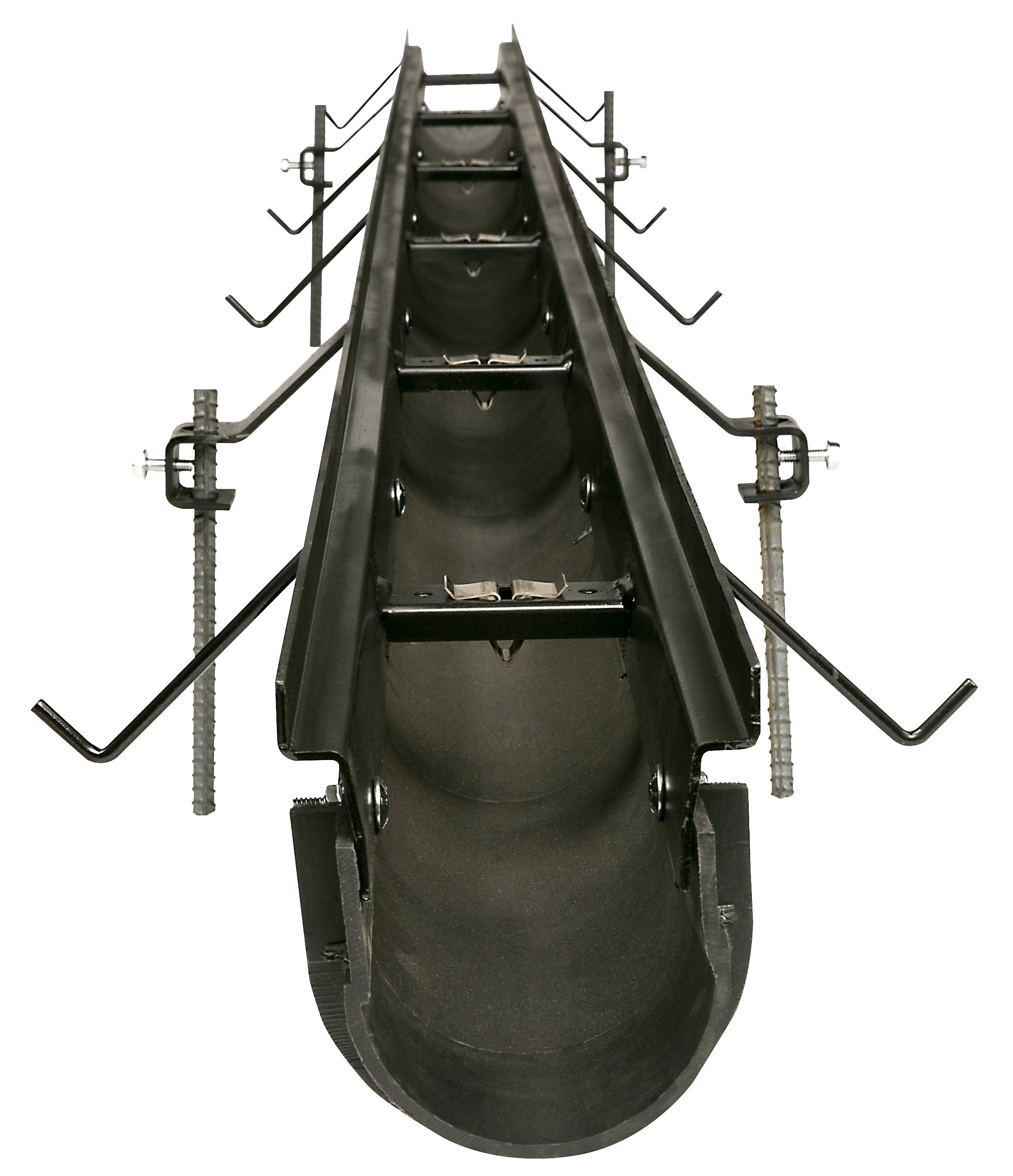 6" Wide Trench Drain System, PreSloped Polypropylene 9940 Zip Trench