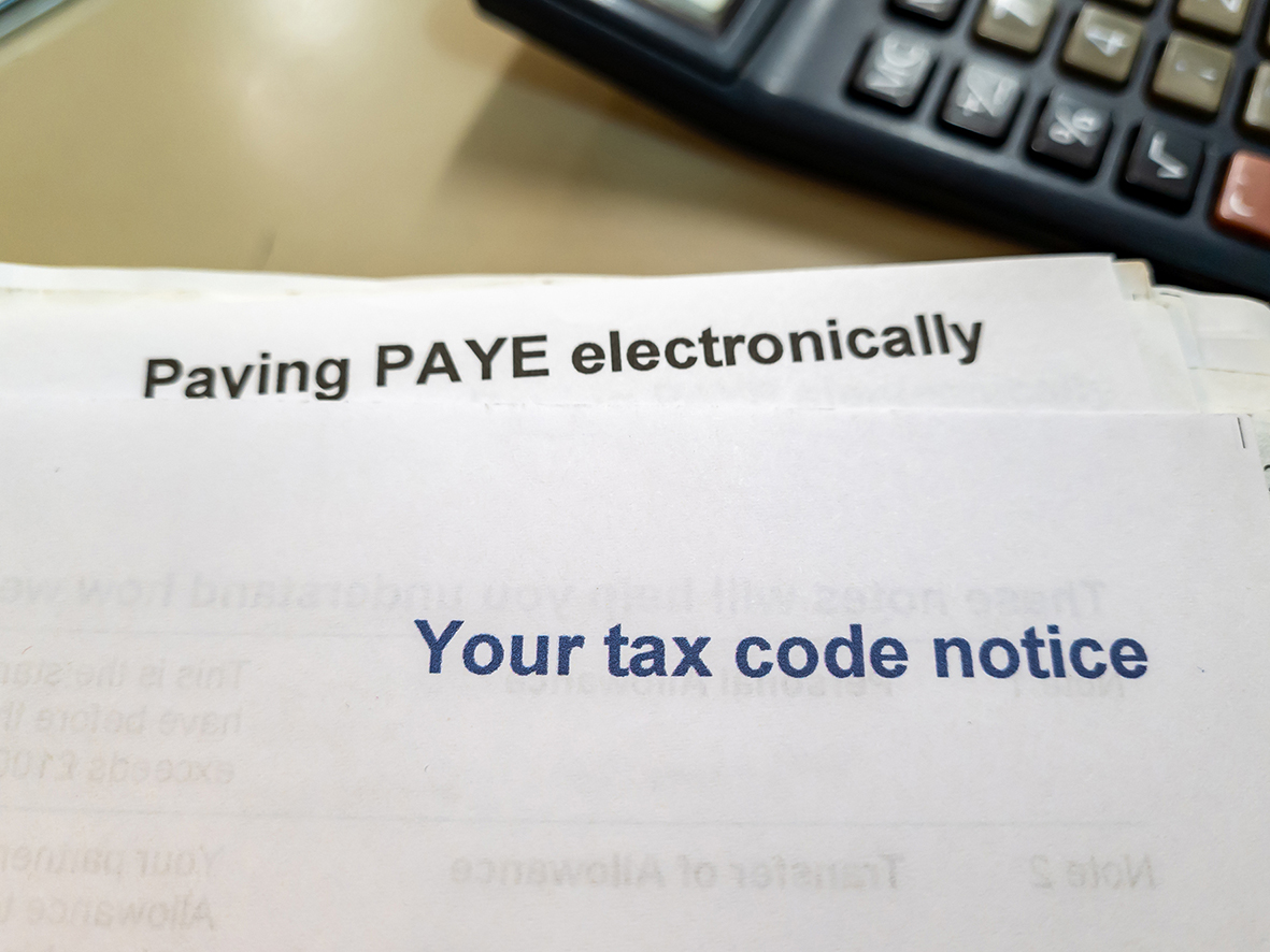 Tax codes explained JRW Accountants