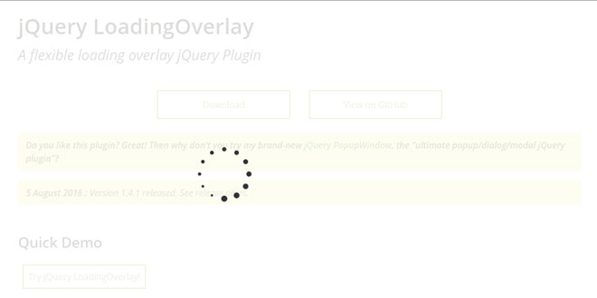 Js Tutorial jQuery Loading Overlay