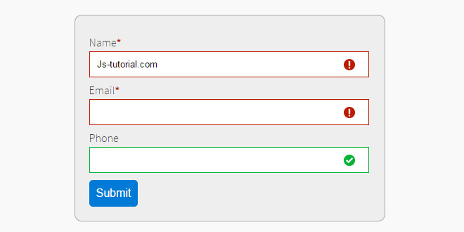 Js Tutorial Guardian Allpurpose form validation