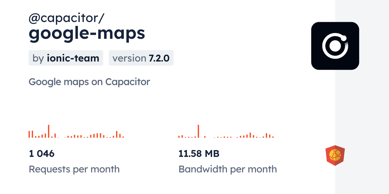 capacitor/googlemaps CDN by jsDelivr A CDN for npm and GitHub