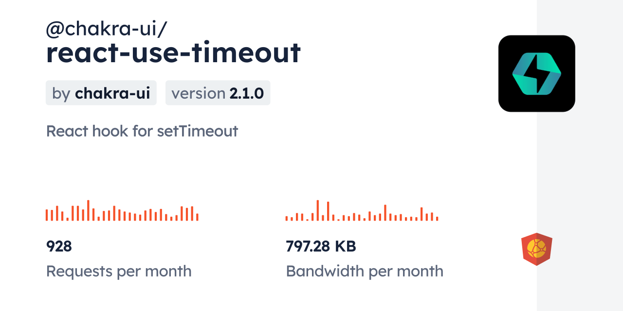 chakraui/reactusetimeout CDN by jsDelivr A CDN for npm and GitHub
