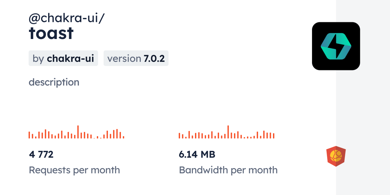 chakraui/toast CDN by jsDelivr A CDN for npm and GitHub